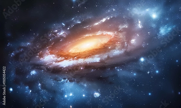 Obraz galaxy in space