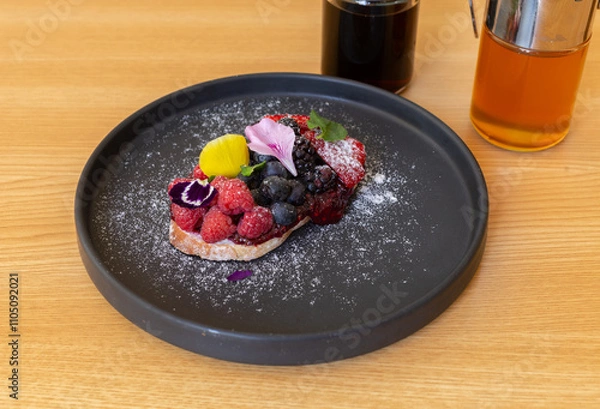 Obraz postre de frutas