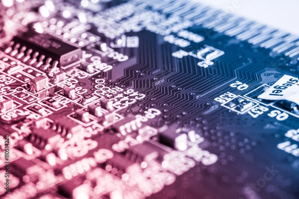 Fototapeta mikrochips 