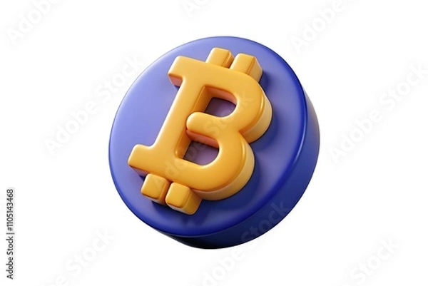 Fototapeta Coin 3d, icon, figure, object, design, creative, modern, graphic, vector, illustration, art, cartoon, abstract, digital, background, stock, images, on white background 