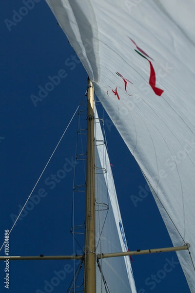 Obraz Blick auf den Mast