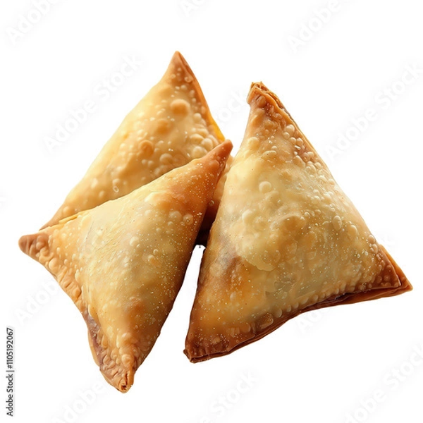 Fototapeta Samosa isolated on transparent background