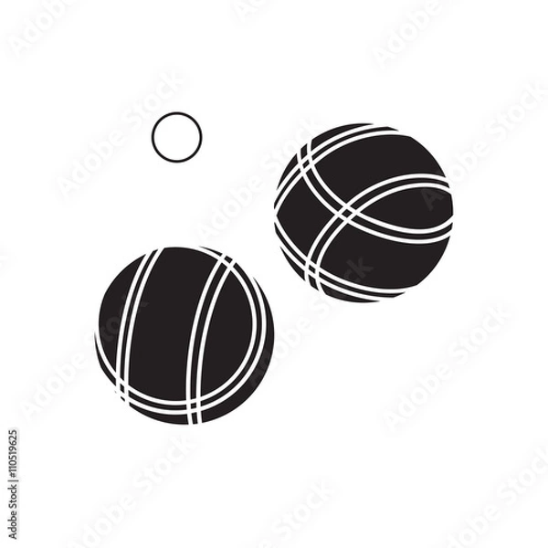 Obraz Bocce Balls Icon - Vector