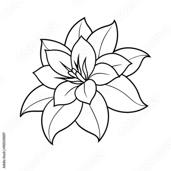 Obraz illustration of flower