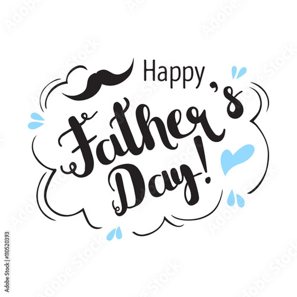 Fototapeta Fathers day design