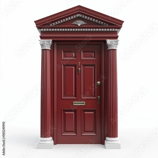 Obraz Door details of Imperial palace in Beijing, China