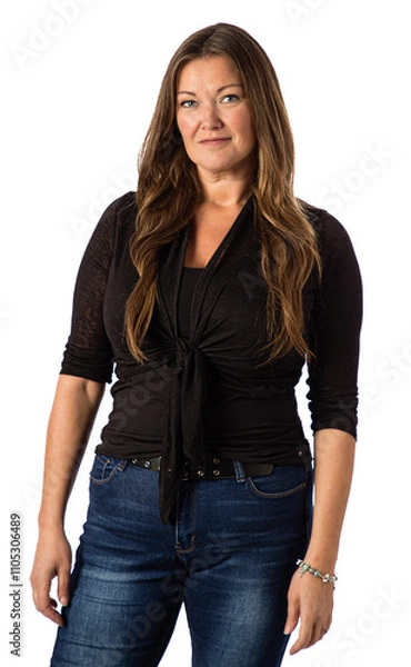 Obraz Pretty forty year old woman