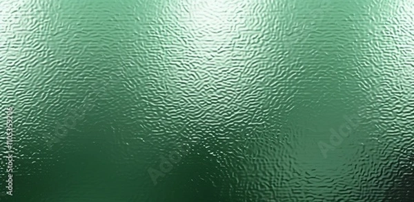 Fototapeta Close-up of a glass texture with a green background, high resolution, in the style of cinematography.