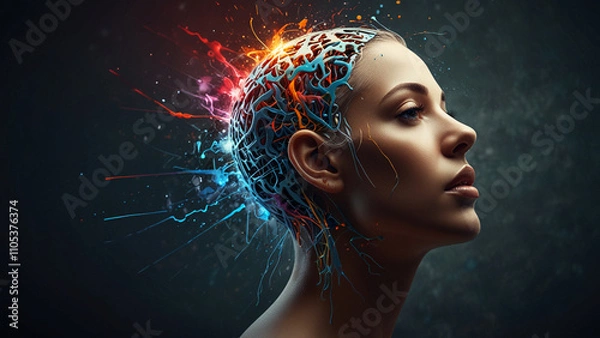 Fototapeta Neuron Function and Its Role in the Brain