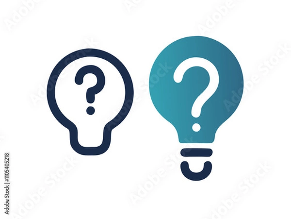 Obraz question mark icon