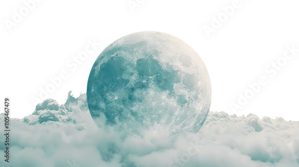 Obraz Moon in clouds