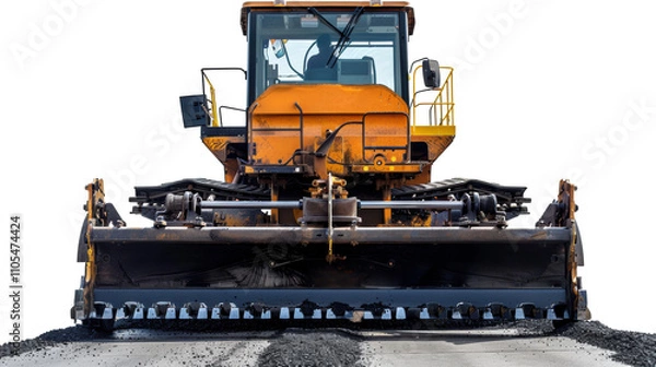 Fototapeta Asphalt paver