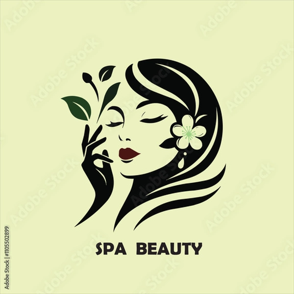 Obraz SPA LOGO DESIGN CONCEPT