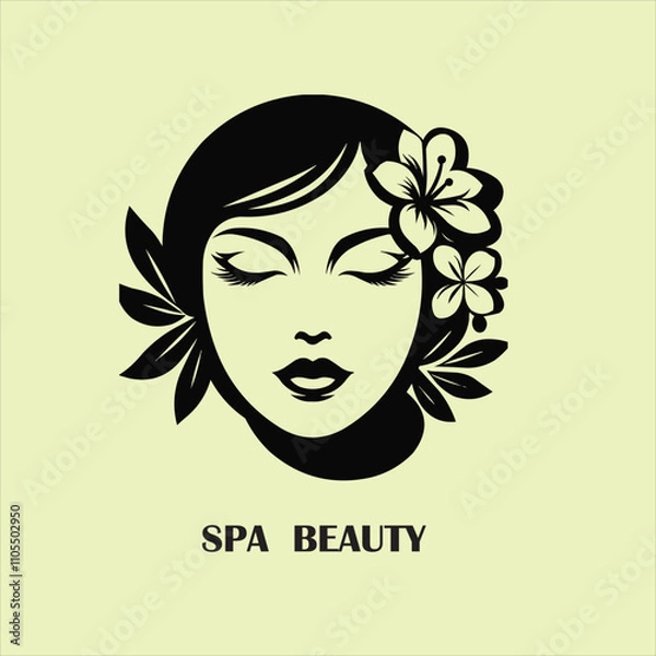 Obraz SPA LOGO DESIGN CONCEPT
