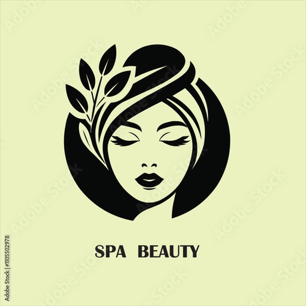 Obraz SPA LOGO DESIGN CONCEPT