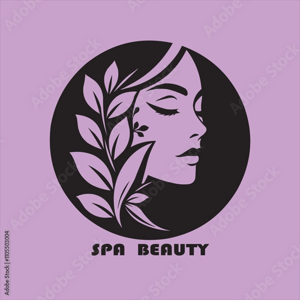 Obraz SPA LOGO DESIGN CONCEPT