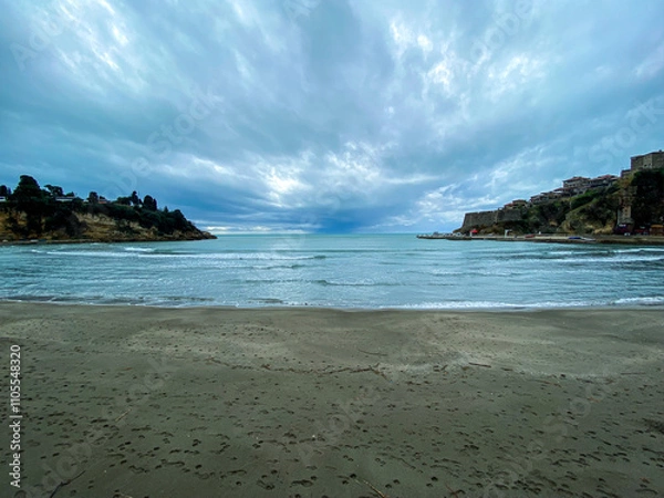 Obraz beach with sky