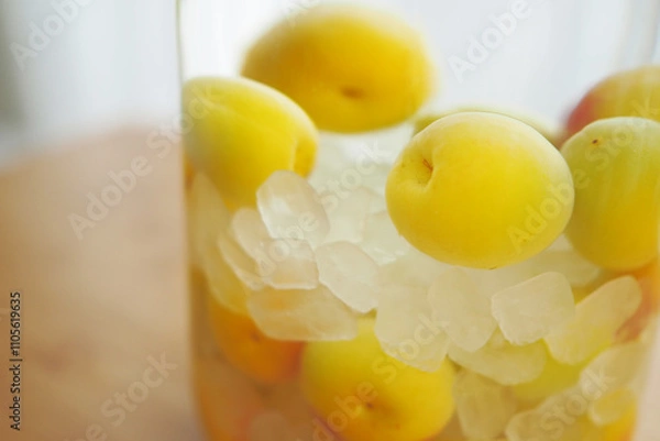 Obraz 梅仕事　梅酒づくり