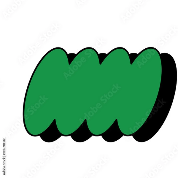 Fototapeta Retro Shape Decoration Element