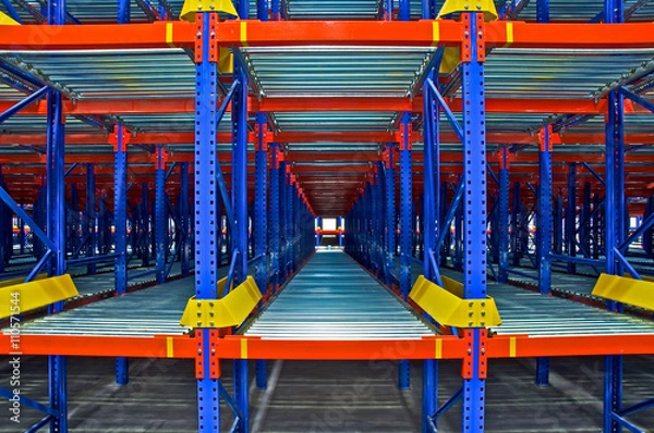Fototapeta Warehouse storage, rack‎ systems