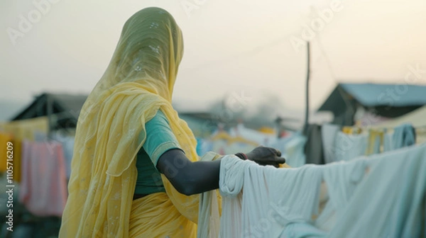 Obraz Indian woman with Sari