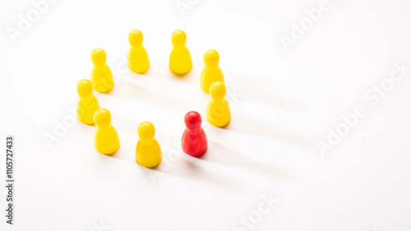 Obraz leader in nine yellow team