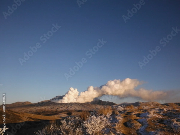 Obraz landscape with clouds
