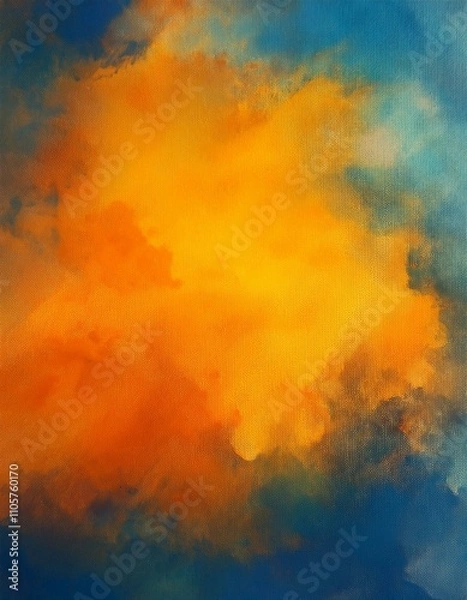 Fototapeta Bright and Colorful Ink on Paper: Abstract Backdrop Art