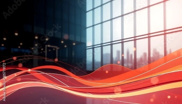 Obraz Modern abstract business background