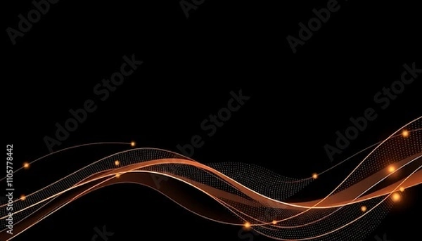 Obraz abstract background with wave