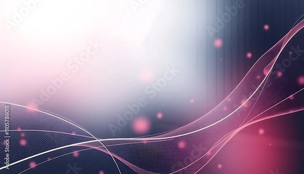 Obraz abstract background with glowing lines