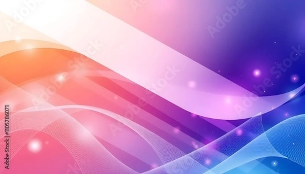 Obraz abstract background with glowing lines