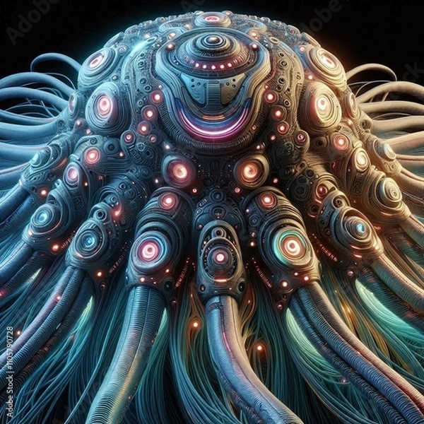 Obraz Biomechanical Alien Organism