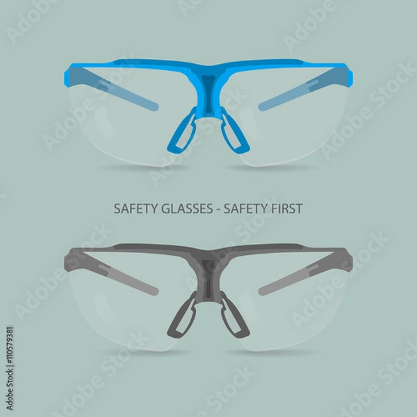 Obraz Ilustracja wektorowa okularów ochronnych