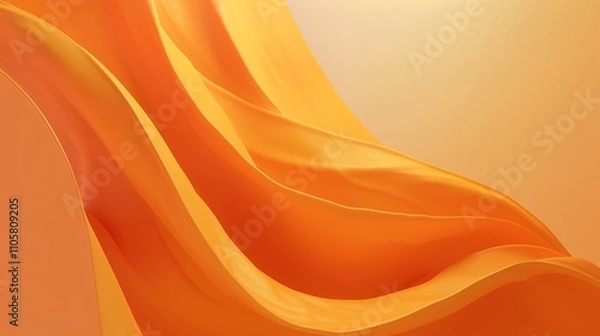 Fototapeta Business Card Design Orange Background Image