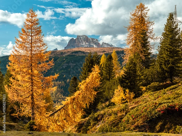 Fototapeta A Symphony of Colors in the Dolomite Mountains