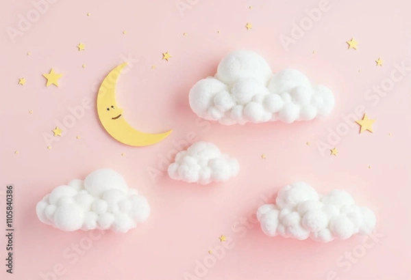 Obraz pink soap bubbles