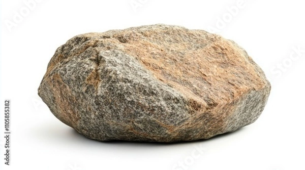 Obraz stone, rock  isolated on white