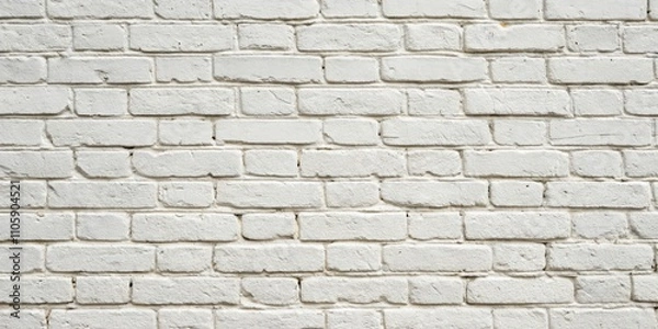 Fototapeta A Seamless Texture of an Off-White Brick Wall Ideal for Backgrounds and Design Projects