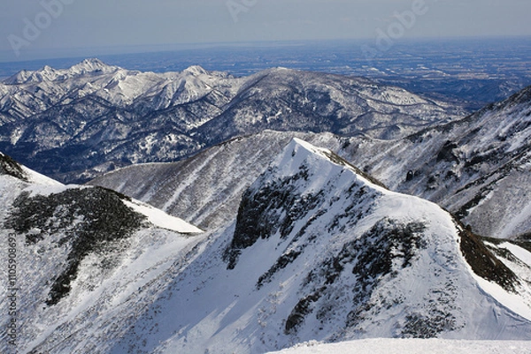 Obraz snow covered mountains
