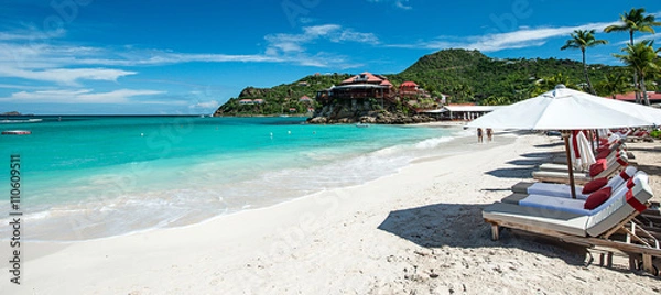 Fototapeta St Barth Island, Morze Karaibskie