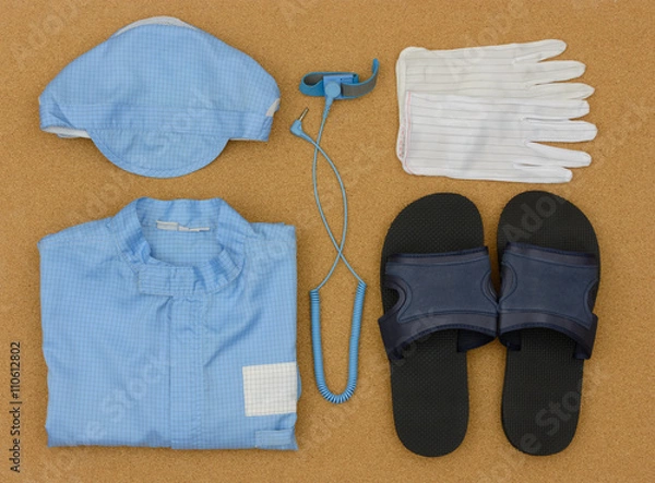 Obraz Electrostatic Discharge , Set of ESD Protective Device.