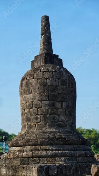 Obraz View of Plaosan Temple which is also known as "Plaosan Complex", one of the Buddhist temples located in Bugisan village
