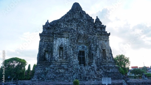 Obraz View of Kalasan Temple or Kalibening Temple is a Cultural Heritage Building which is categorized as a Buddhist temple. 