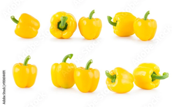 Obraz Yellow Bell pepper collection