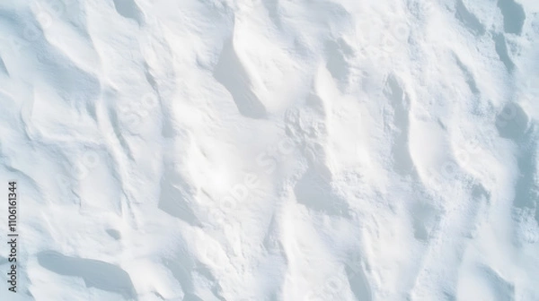 Fototapeta Snow texture background top view