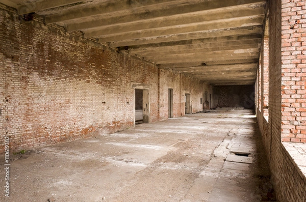 Fototapeta Abandoned Factory Building