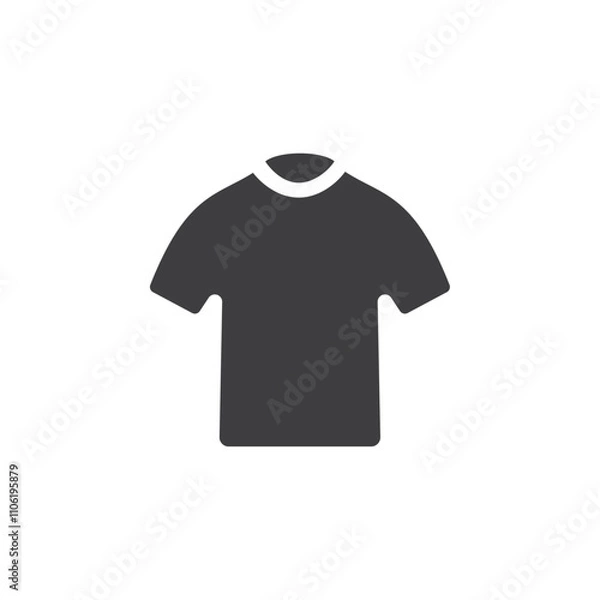Obraz T shirt icon simple vector symbol