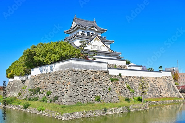 Fototapeta 岸和田城の風景　大阪府岸和田市