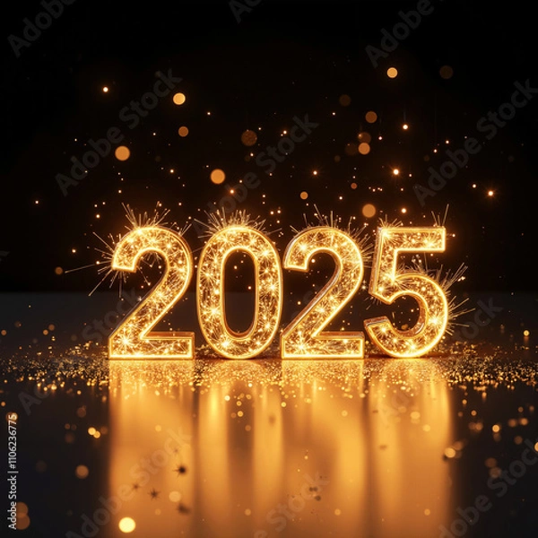 Obraz celebration newyear 2025